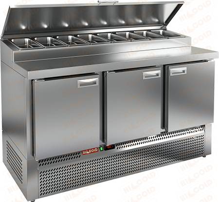 Стол холодильный для пиццы Hicold PZE1-111/GN (1/3) агрегат внизу