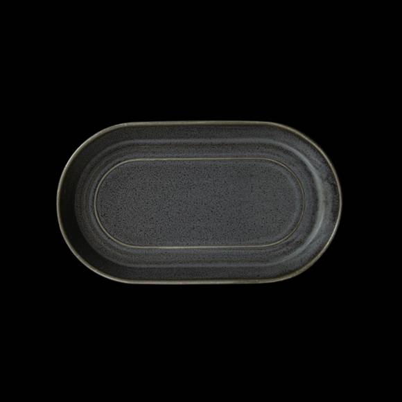 Блюдо овальное 240х135 мм Corone Urbano серый 11011cem Блюдо овальное 240х135 мм Corone Urbano серый 11011cem