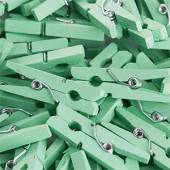 Прищепки-мини для бокала 30х8мм ProHotel дерево бирюзовый цвет 2677G 500шт. в упаковке 06070112 Прищепки-мини для бокала 30х8мм ProHotel дерево бирюзовый цвет 2677G 500шт. в упаковке 06070112