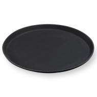 Поднос круглый 35см прорезиненный черный 1400CTBL кт940 Поднос круглый 35см прорезиненный черный 1400CTBL кт940