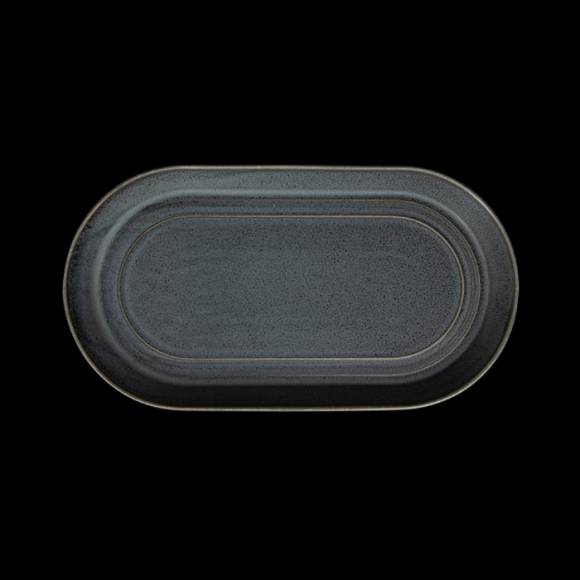 Блюдо овальное 310х165 мм Corone Urbano серый 11012cem Блюдо овальное 310х165 мм Corone Urbano серый 11012cem