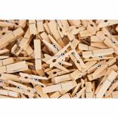 Прищепки-мини для бокала 35х9мм ProHotel дерево 2676N 500шт. в упаковке 06070113 Прищепки-мини для бокала 35х9мм ProHotel дерево 2676N 500шт. в упаковке 06070113