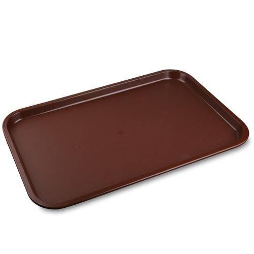 Поднос прямоугольный 36х25см прорезинен. коричневый MG 1014CTBr 45820