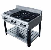 Плита со комбинированной пов-тью  Гриль Мастер Ф6ЖТЛСПГ(п) (1+4) (на подставке) 13061