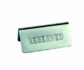 Табличка "Резерв" горизонт.нерж MGSteel SBTE1. Табличка "Резерв" горизонт.нерж MGSteel SBTE1.