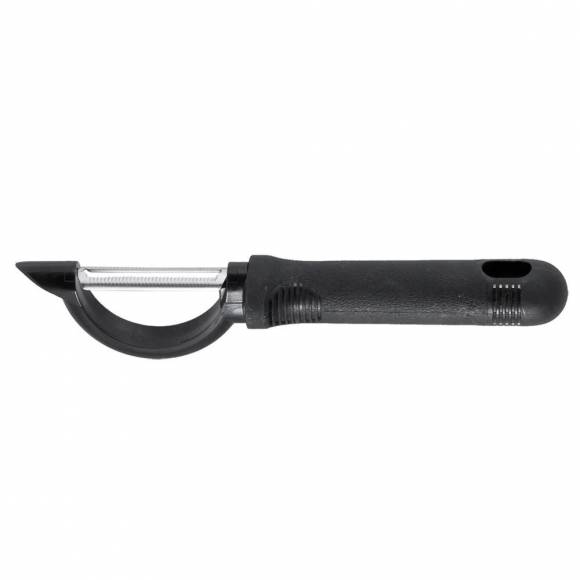 Нож для чистки овощей, поворотное лезвие с зубцами, P.L. - Proff Chef Line GS-10824-SSP-BK201-REPL