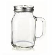 Банка c крышкой и ручкой для подачи коктейлей 450мл P.L. 15C301 81200137 /24/ Банка c крышкой и ручкой для подачи коктейлей 450мл P.L. 15C301 81200137 /24/