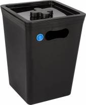 Бак для мусора 15 л 24,5*24,5*33,3 см. графит 65376