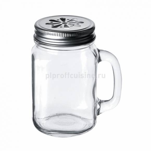 Банка c крышкой и ручкой для подачи коктейлей 700мл ZF17042403 81200138 56886 /24/ Банка c крышкой и ручкой для подачи коктейлей 700мл ZF17042403 81200138 56886 /24/