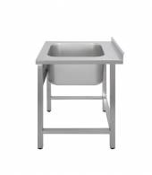 ВМ1 Ванна моечная односекционная Luxstahl ВМ1 6/6/8.5 (0.8)