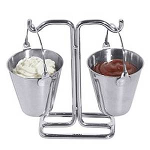 Подставка для емкостей для закусок Ведро Prohotel нерж. H=14,L=13.2см STD1314  04081319 Подставка для емкостей для закусок Ведро Prohotel нерж. H=14,L=13.2см STD1314  04081319