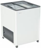 Ларь морозильный Frostor F 180 С серый с прямым стеклом