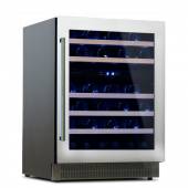 Винный шкаф компрессорный DUNAVOX DAU-46.146DW 2 температурные зоны