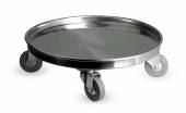 Подставка под котел 420х130мм Luxstahl с колесами 114401