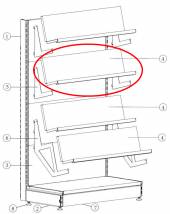 Полка книжная 1200 МХМ Купец  745533.002-02 Полка книжная 1200 МХМ Купец  745533.002-02