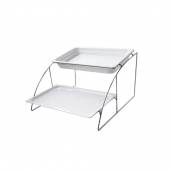 Подставка хромированная для гастроемкостей GN1/1 (565*525*325 мм), 2 яруса, P.L. Proff Cuisine MWS11 Подставка хромированная для гастроемкостей GN1/1 (565*525*325 мм), 2 яруса, P.L. Proff Cuisine MWS11