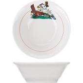 Салатник «Далматинцы»; фарфор; 360мл; белый 4С0498 Салатник «Далматинцы»; фарфор; 360мл; белый 4С0498