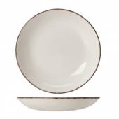 Салатник «Браун дэппл»; фарфор; 1, 2л; D=25, 5см; белый, коричнев. 1714 0569