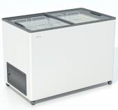 Ларь морозильный Frostor F 350 С серый с прямым стеклом