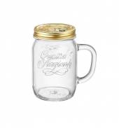 Банка для коктейля 415мл без крышки Bormioli Rocco с ручкой 357768  53358 /12/