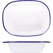 Блюдо 195х145 мм металл ProHotel белая эмаль  508R/20  03050586