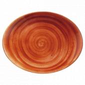 Блюдо овальное 36х28см фарфор Moove Aura Terracota Bonna ATCMOV36OV b