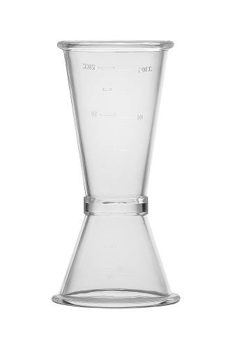 Джиггер 10/20 мл пластик прозрачный JW-MC20  кт2336 Джиггер 10/20 мл пластик прозрачный JW-MC20  кт2336