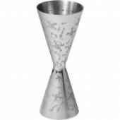 Джиггер нерж. 30/45мл с орнаментом D=49/41,H=118мм Пробар Премиум Корсар MBJ001ES 