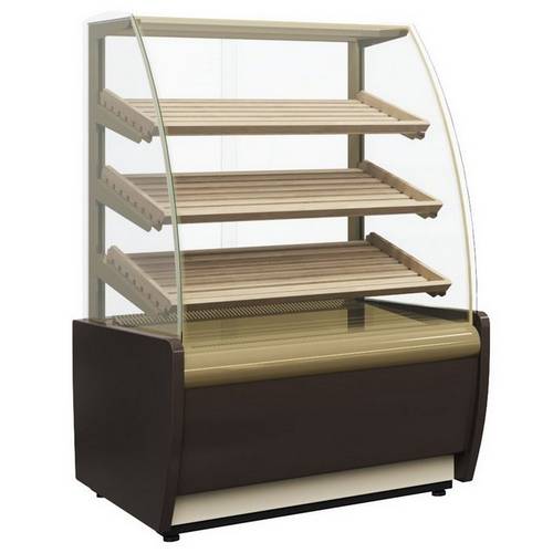 Витрина хлебная K70 N 1,3-2 LIGHT Bread 0012-0109 (без стекла) (Хлебная 1,3 Сarboma)