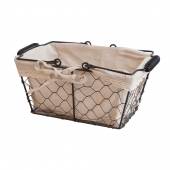 Подставка для хлеба металлическая с хлопковой вставкой 25*15,5*12 см, P.L. Proff Cuisine MCB7005-S-U Подставка для хлеба металлическая с хлопковой вставкой 25*15,5*12 см, P.L. Proff Cuisine MCB7005-S-U