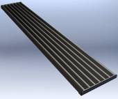 Колосниковая решетка 1 секция для печи-мангала VESTA M38 Колосниковая решетка 1 секция для печи-мангала VESTA M38