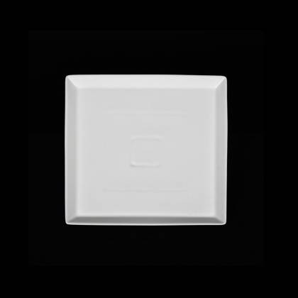 Тарелка квадратная 200х200мм Corone Carre фарфор белый LQ-QK15098C фк661 Тарелка квадратная 200х200мм Corone Carre фарфор белый LQ-QK15098C фк661