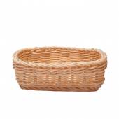 Корзина для хлеба прямоуг. 18*12*6 см. бежевая полиротанг MGprof 69552