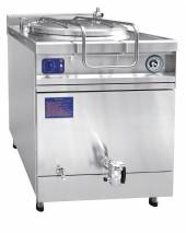 Котел пищеварочный Абат КПЭМ-200/9 Т (200 л, 100°С, слив.кран, пар.рубашка, 900 Серия)