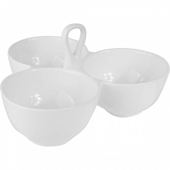 Менажница тройная 250мл D=100 H=120 L=205 B=205мм «Кунстверк» A3939 /1/12/ Менажница тройная 250мл D=100 H=120 L=205 B=205мм «Кунстверк» A3939 /1/12/