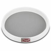 Поднос круглый 25см прорезиненный вращающийся ПЛАСТИК 77016