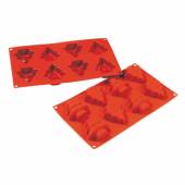 Форма силиконовая P.L. Proff Cuisine "Елка" 8 ячеек 70*65 мм, h 25 мм (30*17,5 см) Форма силиконовая P.L. Proff Cuisine "Елка" 8 ячеек 70*65 мм, h 25 мм (30*17,5 см)