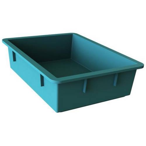 Ящик сплошной 532х400х141мм прямой синий 65067