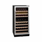 В Винный шкаф компрессорный встраиваемый DUNAVOX DX-94.270SDSK 2 температурные зоны В Винный шкаф компрессорный встраиваемый DUNAVOX DX-94.270SDSK 2 температурные зоны