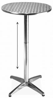Стол алюминиевый  1201DP регулируемая высота 700/1100мм