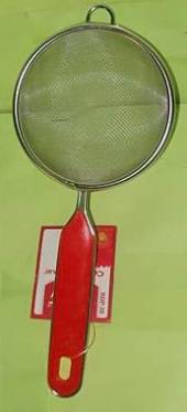 Сито-дуршлаг 120мм Skrap SDP-12 нерж. ручка пластик  /288/