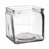 Банка квадратная для подачи 1200мл P.L. 120х120х120мм 15P544 81200133 /12/ Банка квадратная для подачи 1200мл P.L. 120х120х120мм 15P544 81200133 /12/