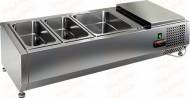 Витрина холод. настольная открытая Hicold VRTO 1390 для стола PZ3 вместимость 6хGN1/3