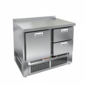 Стол морозильный Hicold GNE12/BT 1дверь 2 ящика (агрегат внизу)