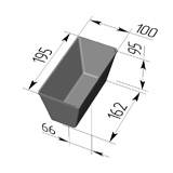 Форма для хлеба Спика 10-1 (195 х 100 х 95 мм) Форма для хлеба Спика 10-1 (195 х 100 х 95 мм)