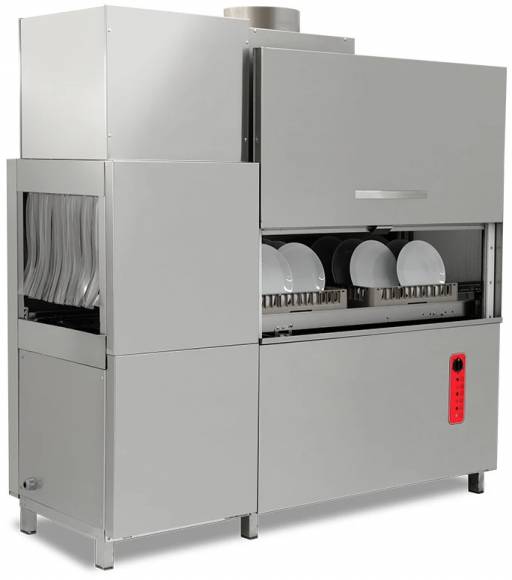 Посудомоечная машина туннельного типа Eletto 2000-SOL-L слева-направо