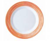 Тарелка d=235 мм оранжевый край Браш 49120 37294 /6/ Тарелка d=235 мм оранжевый край Браш 49120 37294 /6/