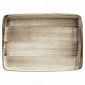 Тарелка прямоугольная 23х16см фарфор Moove Aura Terrain Bonna ATRMOV26DT b