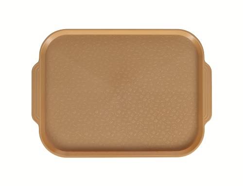 Поднос прямоугольный 45х35,5см золотой с ручками (508) 1730 SC 806  мки111 /10/