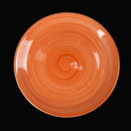 Тарелка мелкая 255мм  Corone Nature коралловая /12/